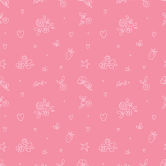 valentine's day seamless pattern