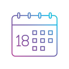 Calendar vector icon