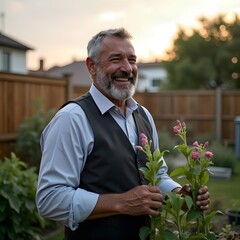 Urban Serenity: Native American Man Finds Joy in City Gardening