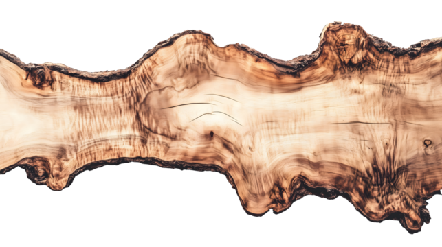 rough wood slab with natural texture isolated png transparent cutout