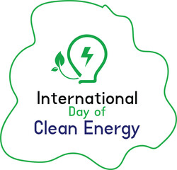 International Day of Clean Energy stroke.eps