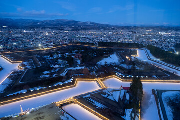 Obraz premium Goryokaku, Hakodate