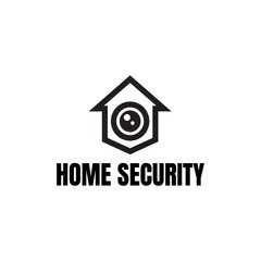 Home cctv vector logo template. House Secure Camera CCTV Logo Template Design Vector, Emblem, Concept Design, Creative Symbol, Icon