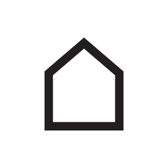 Simple Home icon template design.