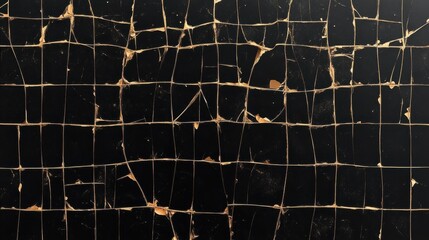 screen broken bug and grid black abstract background