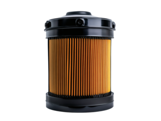 Fuel filter isolated on transparent background