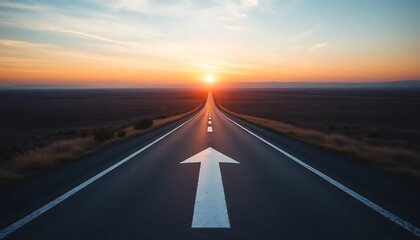 Straight Road An Arrow The Horizon