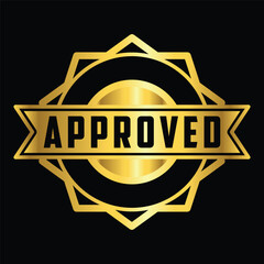 gold color approved rubber stamp ribbon vector icon sticker label minimalist design for digital and print projects
 Graphic Design Icons Making a Huge Impact on Visual Aesthetics