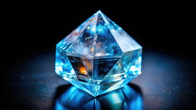 Minimalist mesolite: black backdrop highlights the gemstone's stark beauty, showcasing nature's geological artistry.