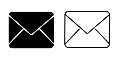envelope icon set. Mail icon