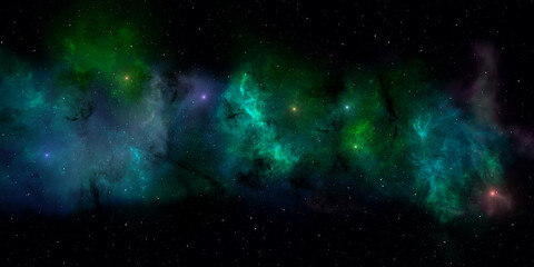 deep space star field nebula