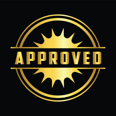 gold color approved rubber stamp ribbon vector icon sticker label minimalist design for digital and print projects
 Graphic Design Icons Making a Huge Impact on Visual Aesthetics