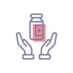 Elderly Care vector icon