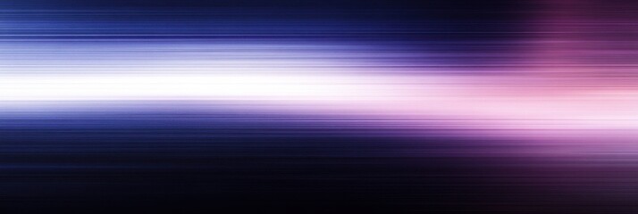 Fototapeta premium Abstract gradient background with pink and blue horizontal lines and light streaks