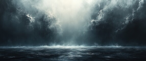 dark abstract painting charcoal gradient textured paper ambient light depth nuance