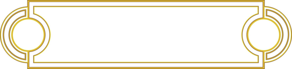 Gold Label Border