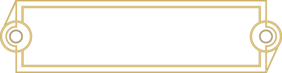 Obraz premium Gold Label Border