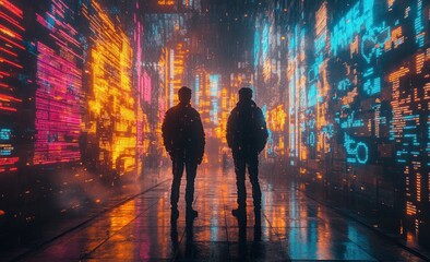 Stock Market Analysis of Crypto Currency by Two Traders in a Digital Landscape