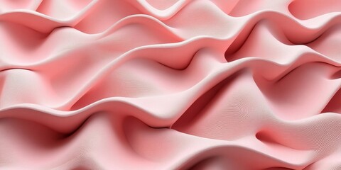 Obraz premium Gentle Waves An Abstract Background with a Soft Coral, Peach Textured Seamless Pattern Design