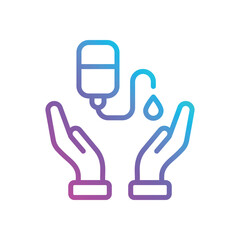 Blood Donation vector icon