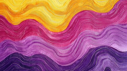Obraz premium Abstract 3D Wave Background - Vibrant and Dynamic Design