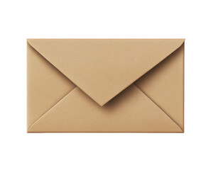 brown envelope with classic flap design, perfect for mailing letters or invitations. Its simple and elegant appearance makes it suitable for various occasions