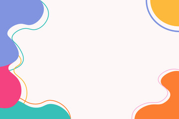 Abstract background design with pastel colors