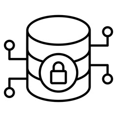 Secure Outline Icon