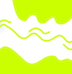 Green Wave Liquid Illustration for everything