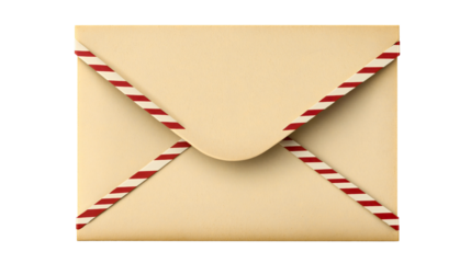 Classic Vintage Brown Envelope for Holiday Greetings and Special Deliveries