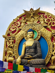 Statue of Buddha in the Thrangu Tashi Yangtse Monastery aka Namo Buddha