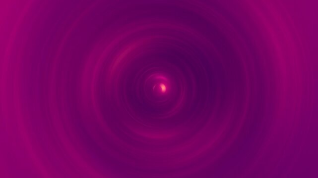 Violet purple pink radial gradient abstract motion background. Lens focus. Futuristic tunnel. Swirling vortex. Fractal animation. Circle shapes pattern. Space design for cover presentation wallpaper
