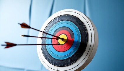 Circle Archery Target Arrow Sport Or Game Accuracy