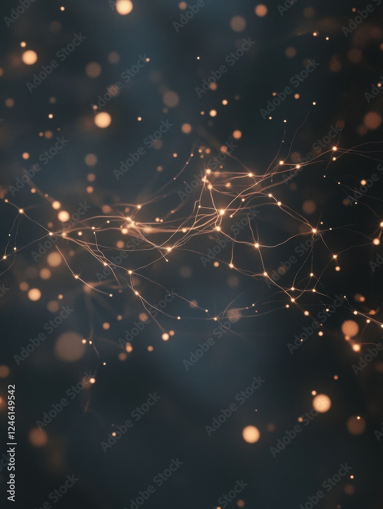 Aufkleber detailed scientific visualization of the brain revealing glowing neural pathways with pulsing electr
