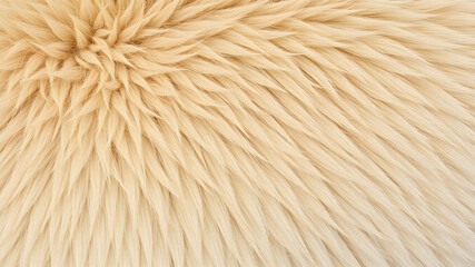 Fototapeta premium Fluffy animal fur surface texture. Background for banner, backdrop or texture. Generative AI