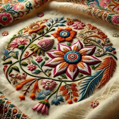 Indian Chikan Embroidery India