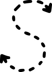 Hand Drawn Arrows icon. vector.