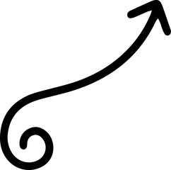 Hand Drawn Arrows icon. vector.