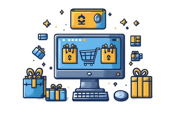 Shopping online and digital marketing
