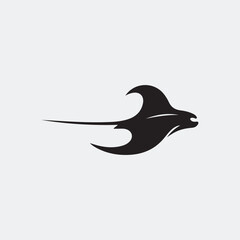 Stingray logo silhouette