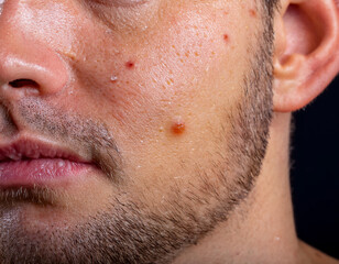 Obraz premium close up of a man face