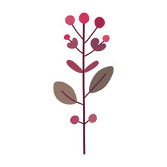 Cute flower,cartoon, isolated, vector illustration, graphic design, flat