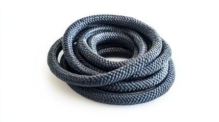 Fototapeta premium Sleek nylon braided rope for outdoor activities studio product photography minimalist close-up quality assurance