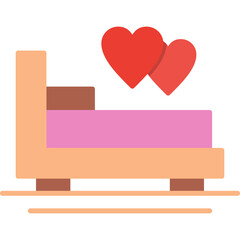 Honeymoon Vector Icon