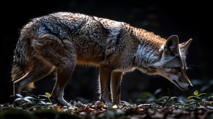 Fototapeta premium un renard roux allongÃ© dans l'herbe dans une clairiÃ¨re bien verte HD 8K wallpaper Photographic Image
