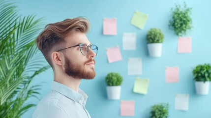 A group of colleagues brainstorming in a modern office space, with whiteboards covered in notes and diagrams, showcasing their collaborative spirit.