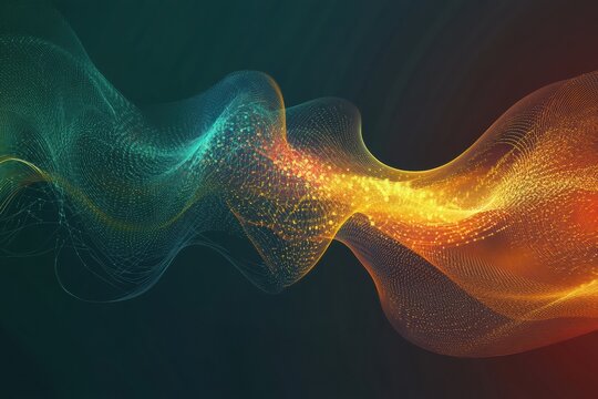 Scientific depiction of the brain and nervous system with glowing neuron pathways and electrical pulses in a dark background. Generative AI