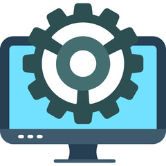 Monitor Vector Icon