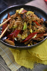 Stir-Fried Noodles with Vegetables – Asian Cuisine