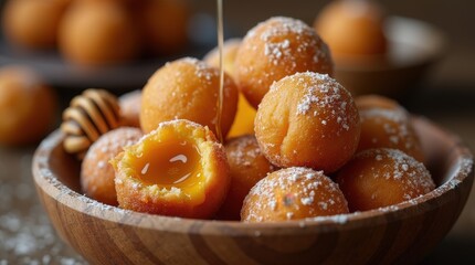 Delicious kloklo, sweet and crispy fried dough balls from Cote d'Ivoire